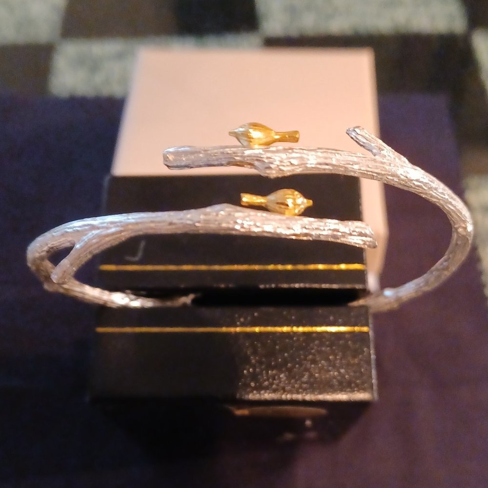 925 Silver Bangle...Birds on a Branch  ***LAST ONE***